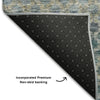 Piper Looms Mayfield Stripes AMF1168 Blue Machine Washable Area Rug Backing Image