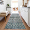 Piper Looms Mayfield Stripes AMF1168 Blue Machine Washable Area Rug Runner Lifestyle Image Feature