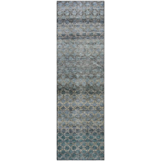 Piper Looms Mayfield Stripes AMF1168 Blue Machine Washable Area Rug Runner Main Image