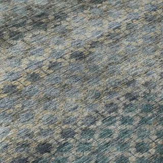 Piper Looms Mayfield Stripes AMF1168 Blue Machine Washable Area Rug Swatch Image