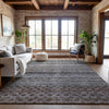 Piper Looms Mayfield Stripes AMF1168 Brown Machine Washable Area Rug Lifestyle Image Feature