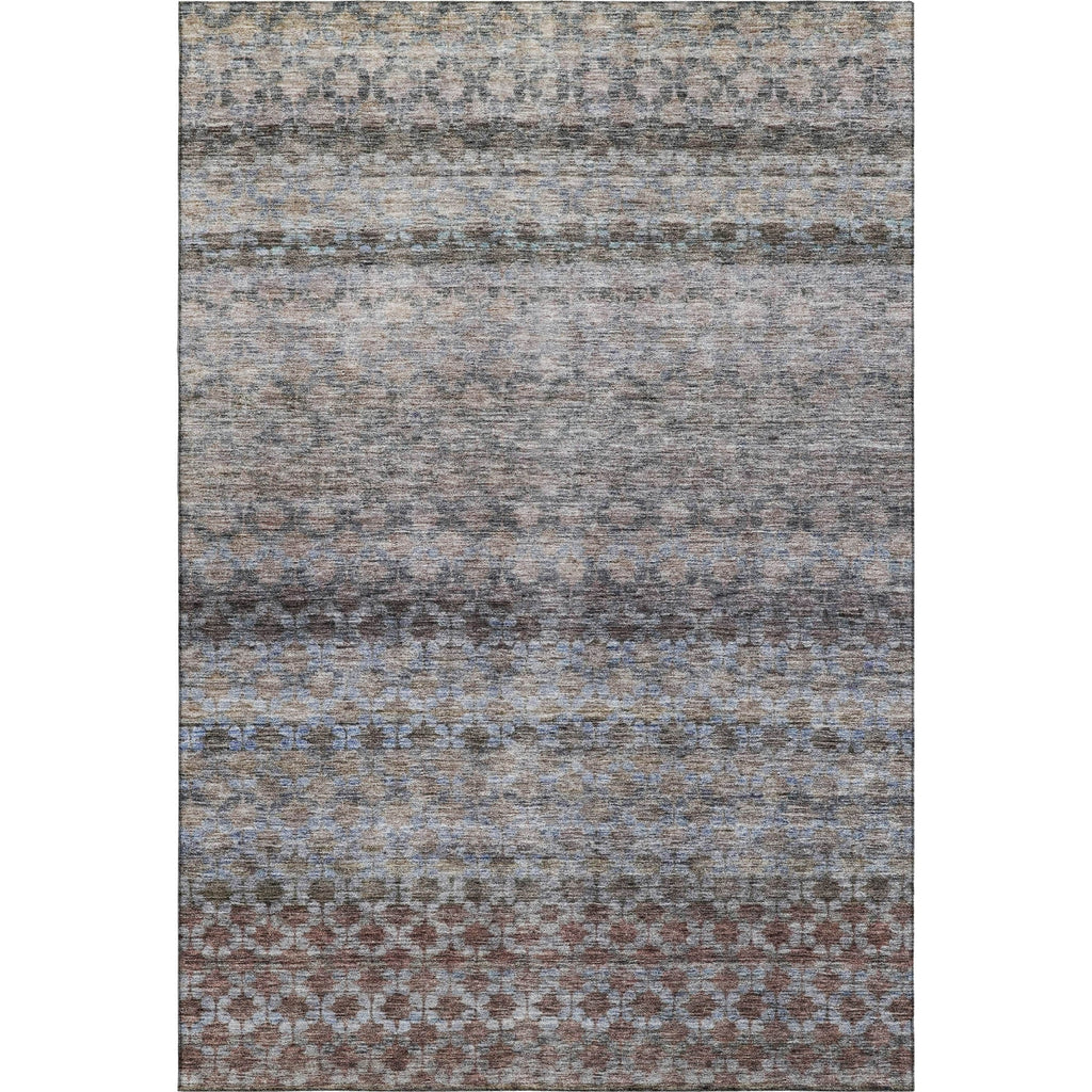Piper Looms Mayfield Stripes AMF1168 Brown Machine Washable Area Rug main image