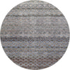 Piper Looms Mayfield Stripes AMF1168 Brown Machine Washable Area Rug Round Main Image
