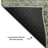 Piper Looms Mayfield Stripes AMF1168 Pewter Machine Washable Area Rug Backing Image
