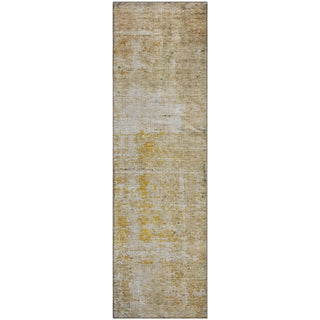 Piper Looms Mayfield Geometric AMF1169 Gold Machine Washable Area Rug Runner Main Image