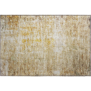 Piper Looms Mayfield Geometric AMF1169 Gold Machine Washable Area Rug Scatter Main Image