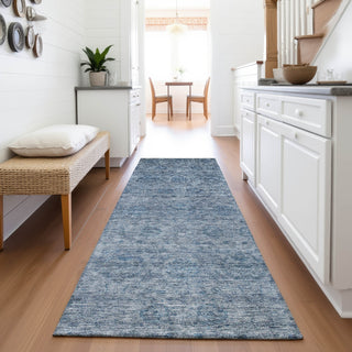 Piper Looms Mayfield Global AMF1170 Blue Machine Washable Area Rug Runner Lifestyle Image Feature