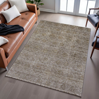 Piper Looms Mayfield Global AMF1170 Brown Machine Washable Area Rug Lifestyle Image Feature