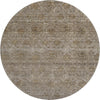 Piper Looms Mayfield Global AMF1170 Brown Machine Washable Area Rug Round Main Image