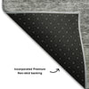 Piper Looms Mayfield Global AMF1170 Gray Machine Washable Area Rug Backing Image