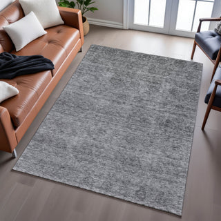 Piper Looms Mayfield Global AMF1170 Gray Machine Washable Area Rug Lifestyle Image Feature