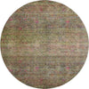 Piper Looms Mayfield Global AMF1171 Cactus Machine Washable Area Rug Round Main Image