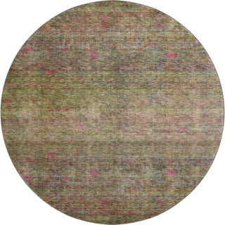 Piper Looms Mayfield Global AMF1171 Cactus Machine Washable Area Rug Round Main Image