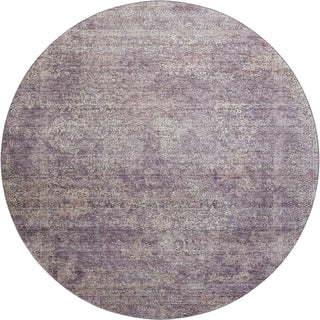 Piper Looms Mayfield Global AMF1172 Plum Machine Washable Area Rug Round Main Image