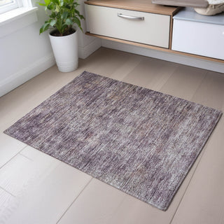 Piper Looms Mayfield Global AMF1172 Plum Machine Washable Area Rug Scatter Lifestyle Image Feature