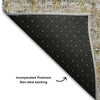 Piper Looms Mayfield Global AMF1173 Seafoam Machine Washable Area Rug Backing Image