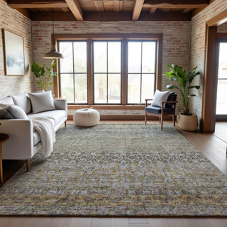 Piper Looms Mayfield Global AMF1173 Seafoam Machine Washable Area Rug Lifestyle Image Feature
