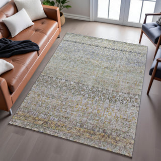 Piper Looms Mayfield Global AMF1173 Seafoam Machine Washable Area Rug Lifestyle Image Feature