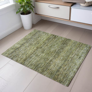 Piper Looms Mayfield Stripes AMF1174 Aloe Machine Washable Area Rug Scatter Lifestyle Image Feature