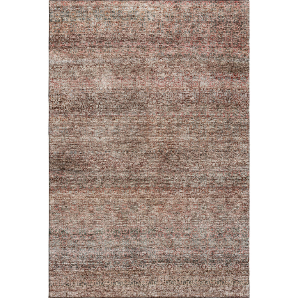 Piper Looms Mayfield Stripes AMF1174 Coral Machine Washable Area Rug main image