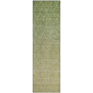 Piper Looms Mayfield Geometric AMF1175 Aloe Machine Washable Area Rug Runner Main Image
