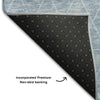 Piper Looms Mayfield Geometric AMF1175 Blue Machine Washable Area Rug Backing Image