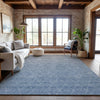 Piper Looms Mayfield Geometric AMF1175 Blue Machine Washable Area Rug Lifestyle Image Feature