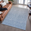 Piper Looms Mayfield Geometric AMF1175 Blue Machine Washable Area Rug Lifestyle Image Feature