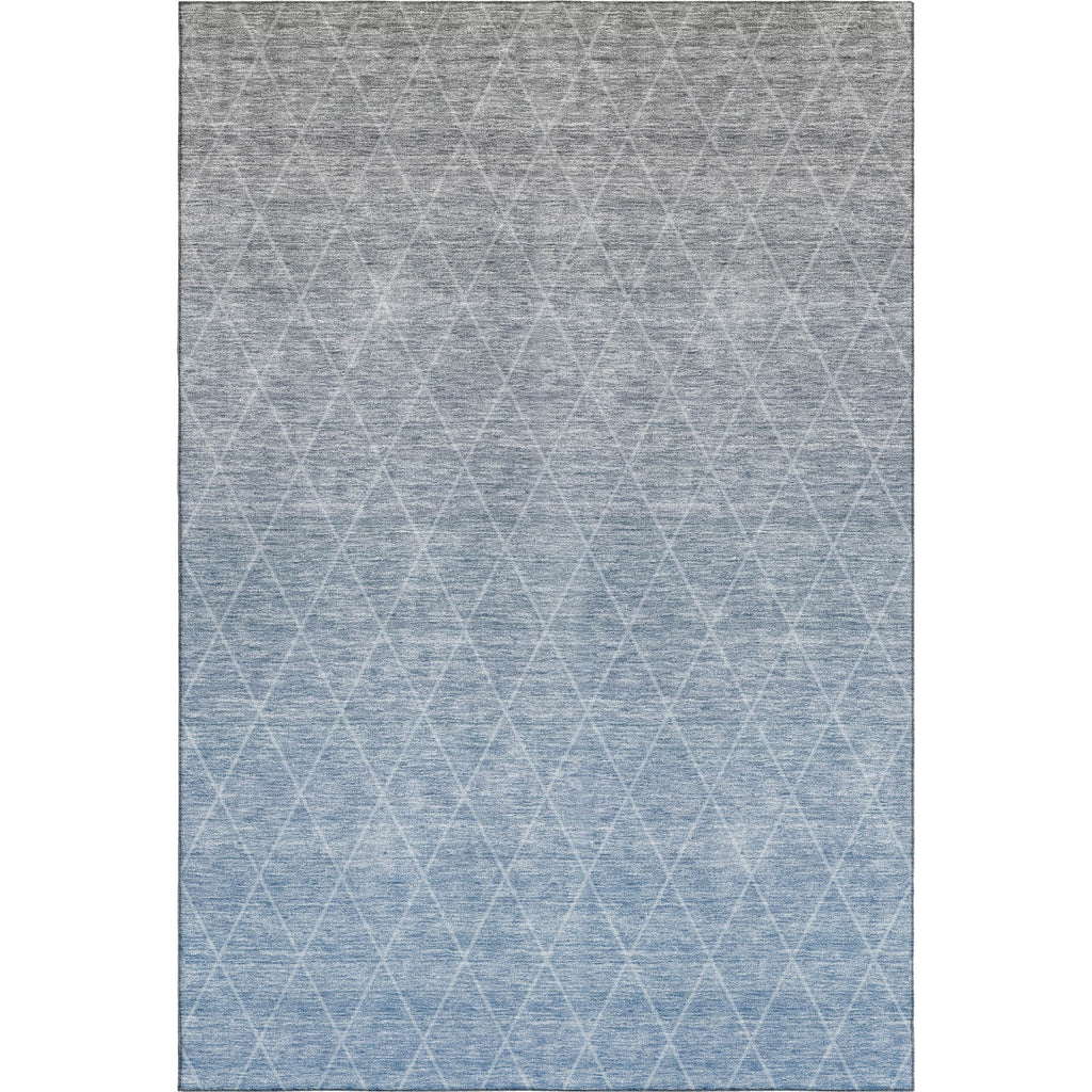 Piper Looms Mayfield Geometric AMF1175 Blue Machine Washable Area Rug main image