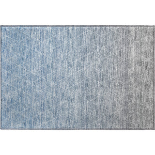 Piper Looms Mayfield Geometric AMF1175 Blue Machine Washable Area Rug Scatter Main Image
