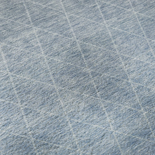 Piper Looms Mayfield Geometric AMF1175 Blue Machine Washable Area Rug Swatch Image