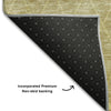 Piper Looms Mayfield Geometric AMF1175 Gold Machine Washable Area Rug Backing Image