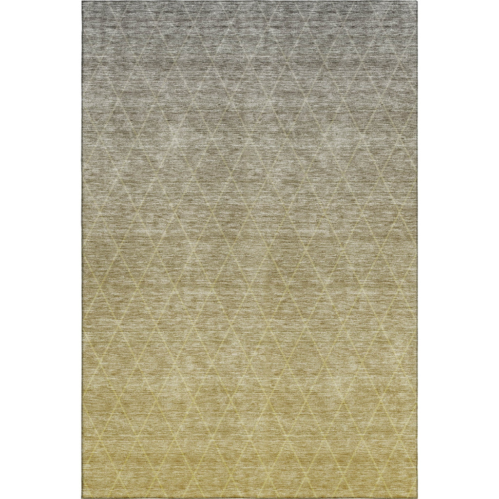 Piper Looms Mayfield Geometric AMF1175 Gold Machine Washable Area Rug main image