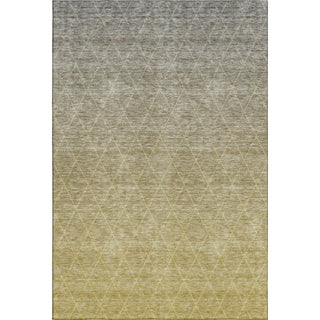 Piper Looms Mayfield Geometric AMF1175 Gold Machine Washable Area Rug main image