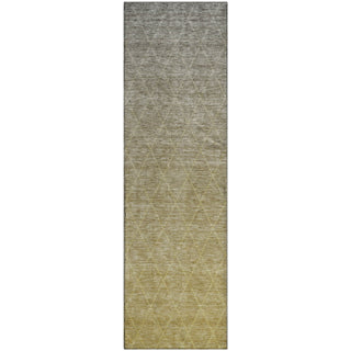 Piper Looms Mayfield Geometric AMF1175 Gold Machine Washable Area Rug Runner Main Image