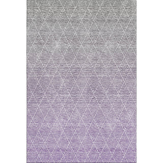 Piper Looms Mayfield Geometric AMF1175 Lavender Machine Washable Area Rug main image