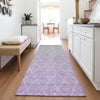 Piper Looms Mayfield Geometric AMF1175 Lavender Machine Washable Area Rug Runner Lifestyle Image Feature