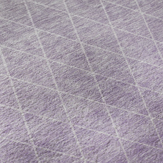 Piper Looms Mayfield Geometric AMF1175 Lavender Machine Washable Area Rug Swatch Image