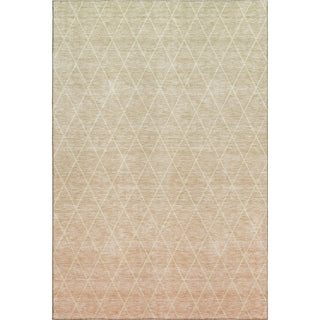 Piper Looms Mayfield Geometric AMF1175 Salmon Machine Washable Area Rug main image