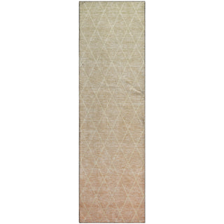 Piper Looms Mayfield Geometric AMF1175 Salmon Machine Washable Area Rug Runner Main Image