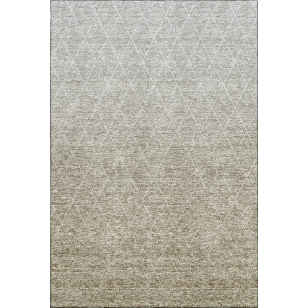 Piper Looms Mayfield Geometric AMF1175 Taupe Machine Washable Area Rug main image