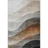Piper Looms Mayfield Swirls AMF1176 Khaki Machine Washable Area Rug main image