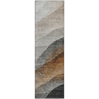 Piper Looms Mayfield Swirls AMF1176 Khaki Machine Washable Area Rug Runner Main Image