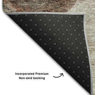 Piper Looms Mayfield Modern AMF1177 Coffee Machine Washable Area Rug Backing Image