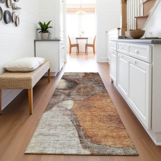 Piper Looms Mayfield Modern AMF1177 Coffee Machine Washable Area Rug Runner Lifestyle Image Feature