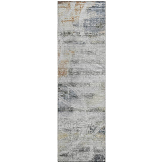 Piper Looms Mayfield Geometric AMF1178 Silver Machine Washable Area Rug Runner Main Image