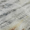 Piper Looms Mayfield Geometric AMF1178 Silver Machine Washable Area Rug Swatch Image