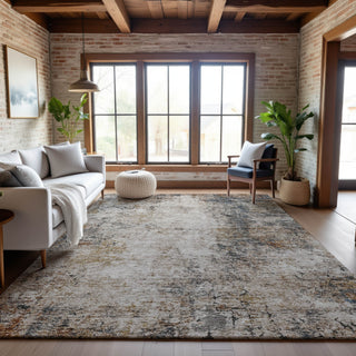 Piper Looms Mayfield Modern AMF1179 Putty Machine Washable Area Rug Lifestyle Image Feature