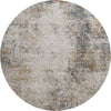 Piper Looms Mayfield Modern AMF1179 Putty Machine Washable Area Rug Round Main Image