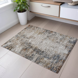 Piper Looms Mayfield Modern AMF1179 Putty Machine Washable Area Rug Scatter Lifestyle Image Feature